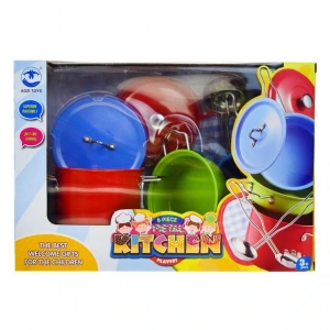 Metal Renkli Tencere Seti 8 Parça