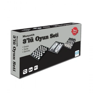 Mıknatıslı Oyun Seti 3’lü
