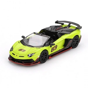 Mini GT 1/64 Lamborghini Aventador SVJ 63 Roadster Verde Shock - Blister Paket