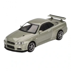 Mini GT 1/64 Nissan Skyline GT-R (R34) V-Spec II Nür Millenium Jade - Blister Paket