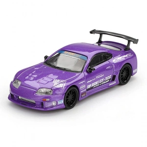 Mini GT 1/64 Toyota Supra (A80) Top Secret GT-300 Top Secret Purple Blister Paket