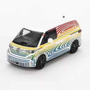 Mini GT 1/64 Volkswagen ID. Buzz Prototype Rainbow - Blister Paket