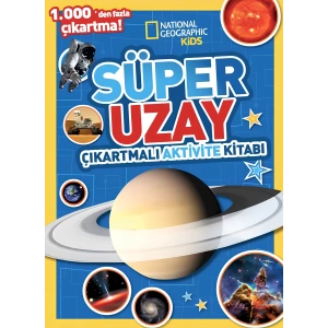 National Geographic Kids Süper Uzay Çıkartmalı Aktivite Kitabı