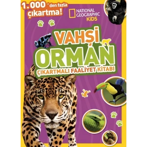 National Geographic Kids Vahşi Orman Çıkartmalı Faaliyet Kitabı