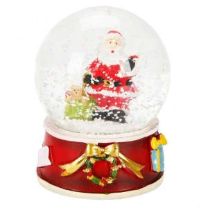 Noel Baba Figürlü Kar Küresi