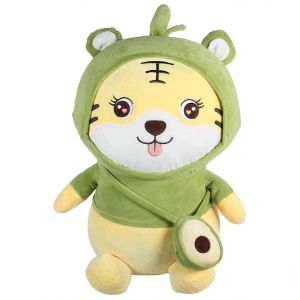 Peluş Yeşil Elbiseli Meyveli Aslan 50 cm.