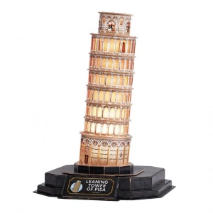 Pisa Kulesi 3D Puzzle Led Işıklı