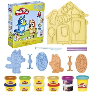 Play Doh Bluey Make N Mash Kostümler Oyun Hamuru Seti