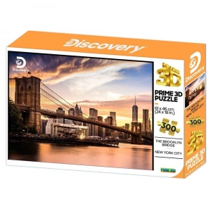 Prime 3D Discovery Brooklyn Köprüsü Yetişkin Puzzle 300 Parça