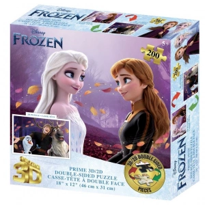 Prime 3D Disney Frozen Çift Taraflı Puzzle 200 Parça