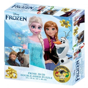 Prime 3D Disney Frozen Çift Taraflı Puzzle 300 Parça