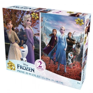 Prime 3D Disney Frozen İkili Puzzle 200 Parça
