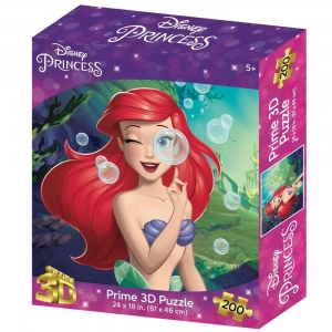 Prime 3D Disney Princess Deniz Kızı Ariel Puzzle 200 Parça