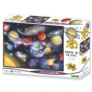 Prime 3D Solar Sistem Puzzle 100 Parça