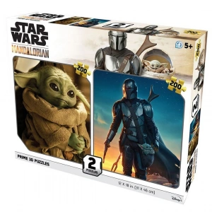 Prime 3D Star Wars The Mandalorian İkili Puzzle 200 Parça