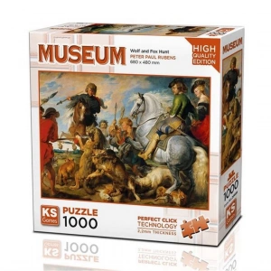 Ks Games Wolf and Fox Hunt Puzzle 1000 Parça 20666