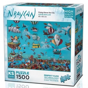 Ks Games Flying Above the City Puzzle 1500 Parça 22024
