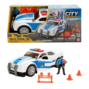 Sesli ve Işıklı Kurtarma Ekibi Polis Arabası Oyun Seti