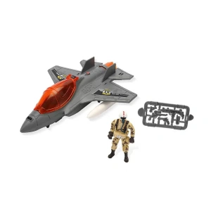 Sesli ve Işıklı Soldier Force Askeri Uçak Oyun Seti