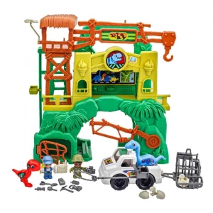 Sesli ve Işıklı Tiny Kiddom Dino Kreş Kulesi Oyun Seti 28 Parça