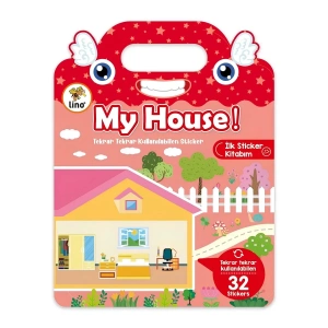 Tekrar Tekrar Kullanılabilen İlk Sticker Kitabım My House