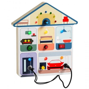 Top Bright Ahşap Oyuncaklar Alarm Evi