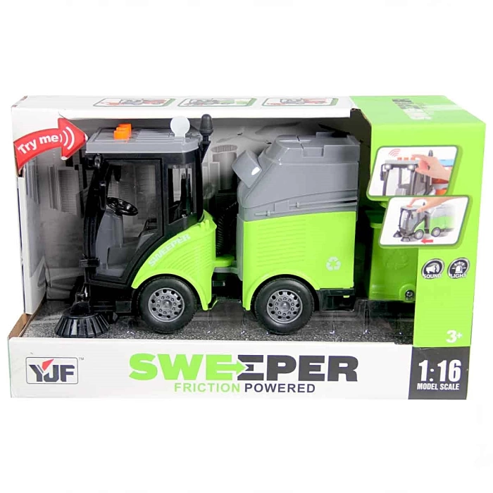 1:16 Sweeper Sesli ve Işıklı Temizlik Aracı A1112-2