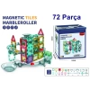 Magnetic Tiles Marbleroller 72 Parça Top Yuvarlama Oyun Seti