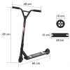 Pro Stunt 2 Tekerlekli Metal Scooter