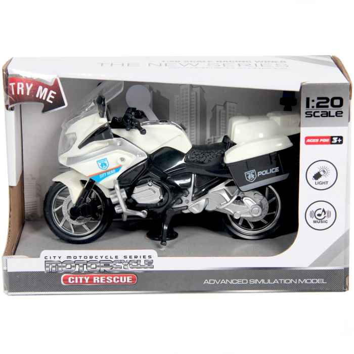 1:20 City Sesli Işıklı Motorsiklet