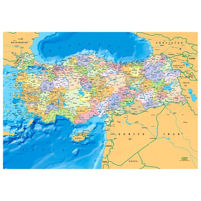 KS Türkiye Haritası 200 Parça Puzzle