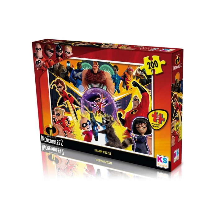 KS Incredibles 2 Puzzle 200 Parça