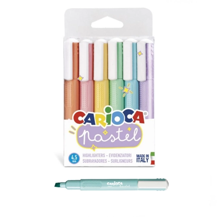 Carioca Pastel Marker 6lı
