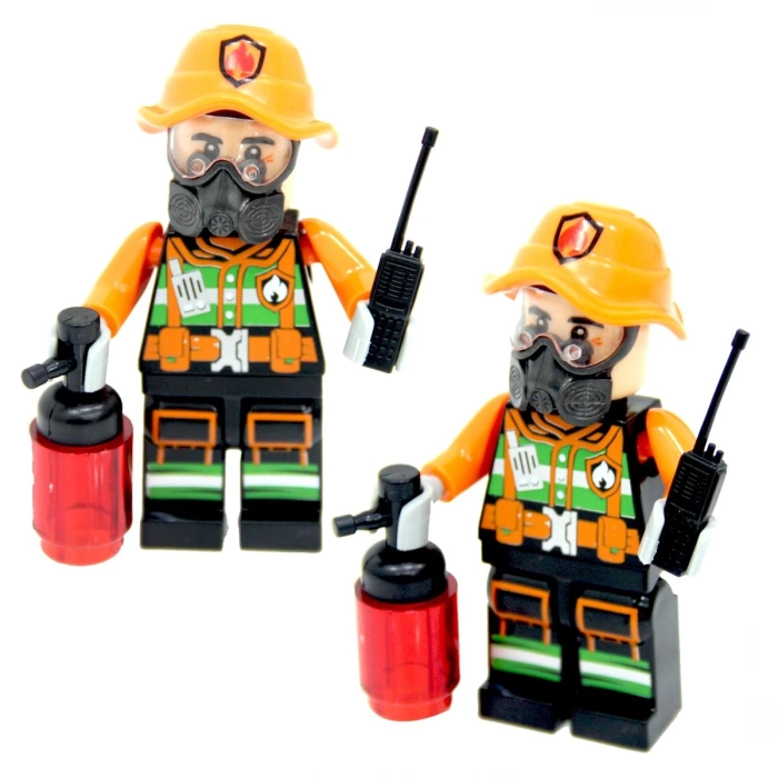 Aksesuarlı İtfaiye Figürü Lego Seti