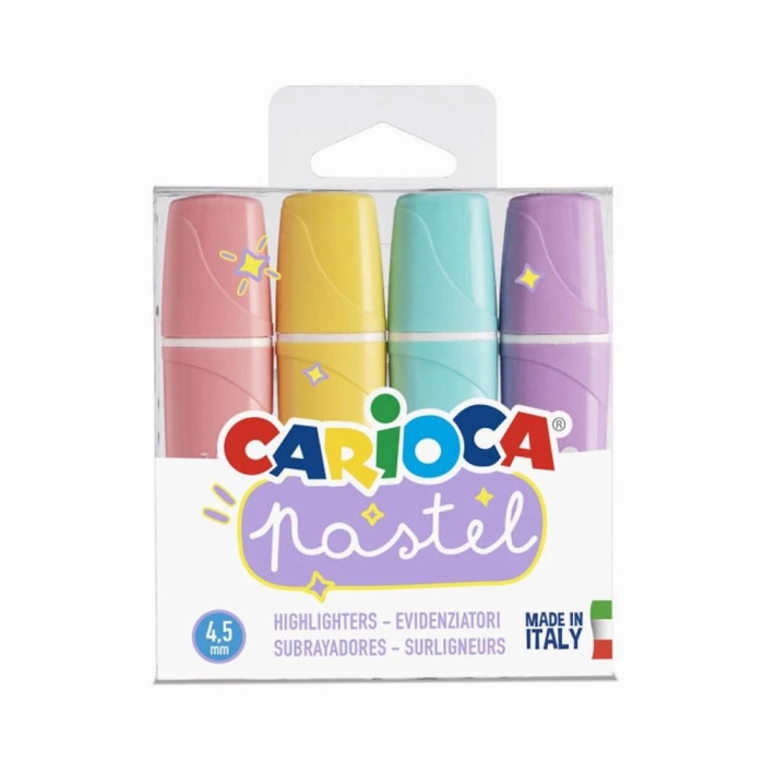 Carioca Pastel Marker 4lü