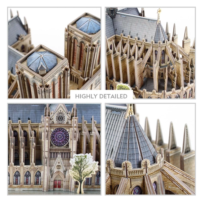 National Geographic 128 Parça 3D Puzzle Notre-Dame