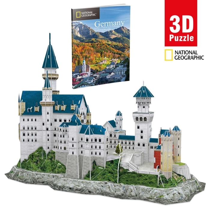 National Geographic 121 Parça 3D Puzzle Neuschwanstein Kalesi
