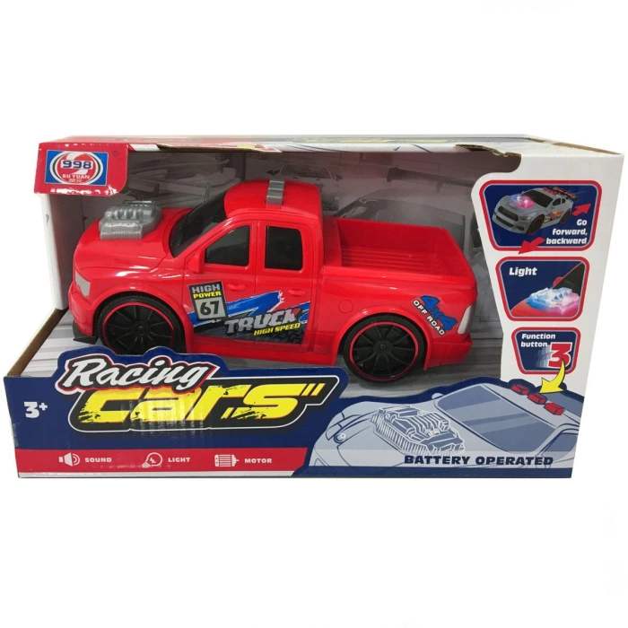 Racing Cars Işıklı Sesli Pilli Jeep