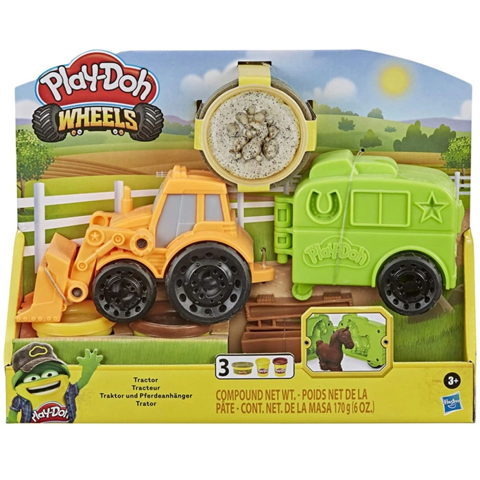 Play-Doh Çalışkan Traktör ve Römork F1012
