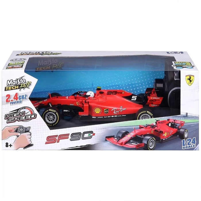1:24 Premium Kumandalı 2019 F1 Ferrari Sf90 Sebastian Vettel