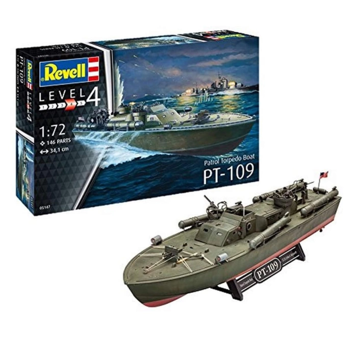 Revell 1:72 PT-109 Patrol Torpedo Boat Model Seti 65147