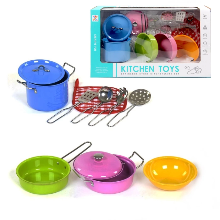 Kitchen Toys Metal Tencere Seti