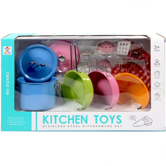 Kitchen Toys Metal Tencere Seti