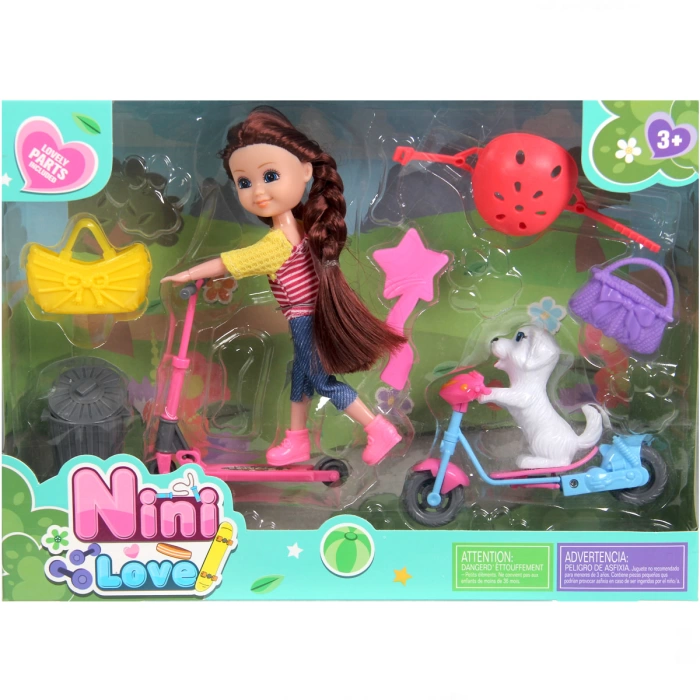 Nini Love Aksesuarlı Pet ve Bebek Seti