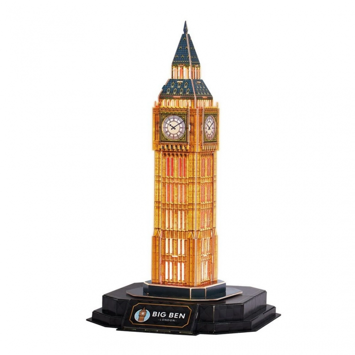 3Dパズル　BIG　BEN BIG BEN 3D Puzzle Led Işıklı