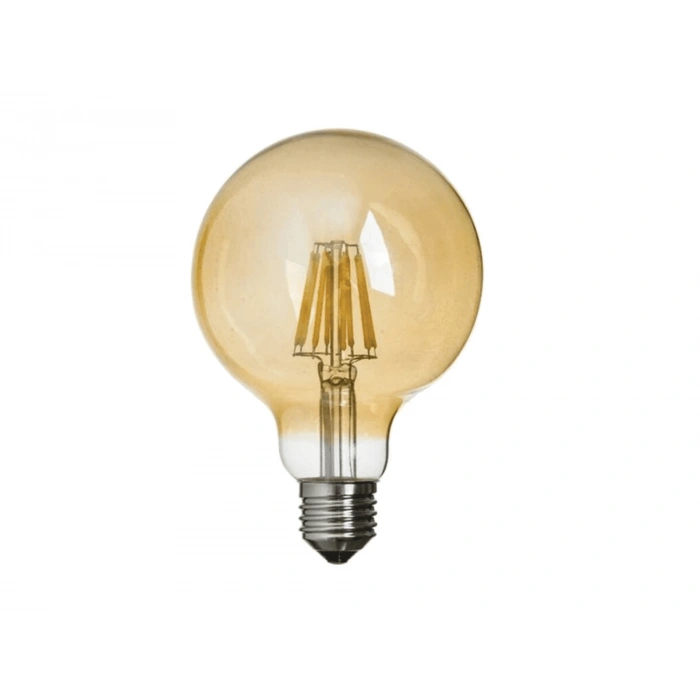 Cata E27 Duy 6 Watt 400 Lümen Amber Işık G95 Rustik Led Ampul