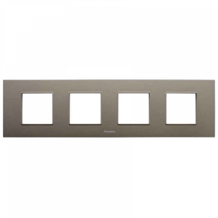 Panasonic Thea Slenda 4X2M Antrasit Dörtlü Çerçeve