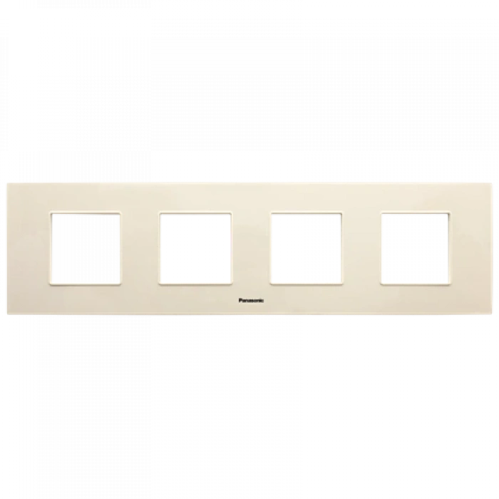 Panasonic Thea Slenda 4X2M Krem Dörtlü Çerçeve