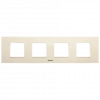 Panasonic Thea Slenda 4X2M Krem Dörtlü Çerçeve
