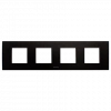 Panasonic Thea Slenda 4X2M Siyah Dörtlü Çerçeve